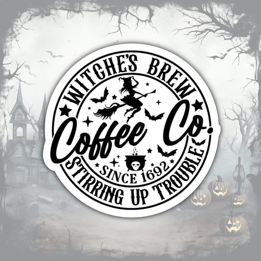 Witches Brew Waterproof Vinyl Sticker